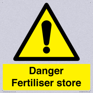 Danger Fertiliser store